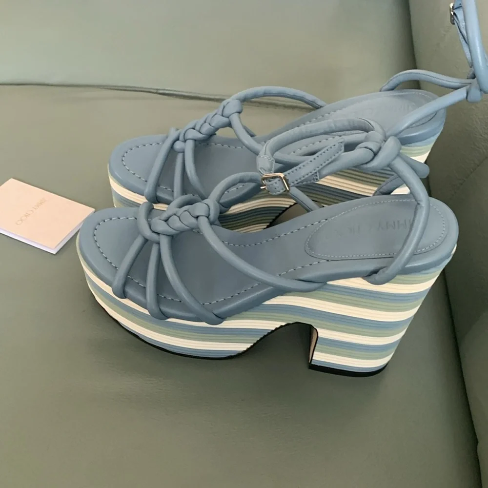 Jimmy Choo NWT Clare Platform Sandal - Picture 4 of 15